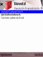 SlovoEd Compact French-German & German-French dictionary for S60