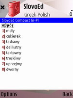 SlovoEd Compact Greek-Polish & Polish-Greek dictionary for S60