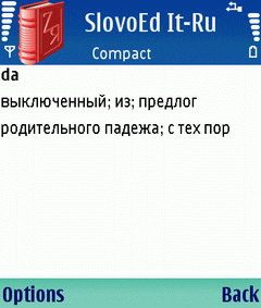 SlovoEd Compact Italian-Russian & Russian-Italian dictionary for S60