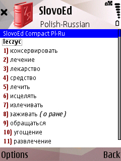 SlovoEd Compact Polish-Russian & Russian-Polish dictionary for S60