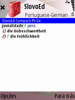 SlovoEd Compact Greek-Portuguese & Portuguese-Greek dictionary for S60