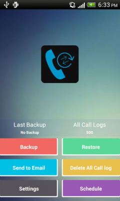 Call Logs Backup AND Restore
