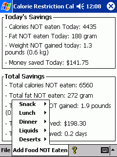 Calorie Restriction Calculator