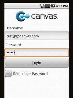 Canvas - Mobile Business Apps - Android