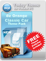 myi Today Theme - de Orange Classic Car Theme Pack with FREE THEME SWITCHER