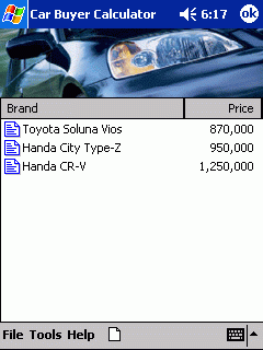 Car Buyer Calculator