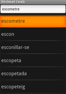Advanced Catalan Dictionary (Android)