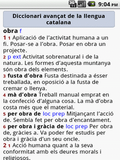 Advanced Catalan Dictionary from Enciclopedia Catalana for Android