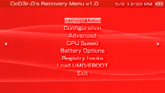 CoD3r-D's Recovery Menu