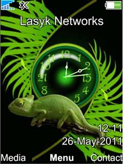 Chameleon Clock