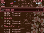 Blackberry Curve (8350i) TODAY Theme: Cherry Blossoms