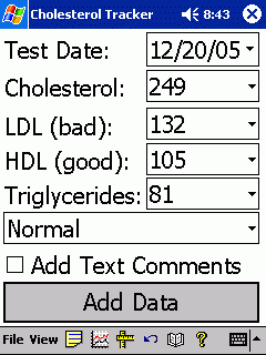Cholesterol Tracker