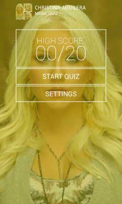 Christina Aguilera Music Quiz