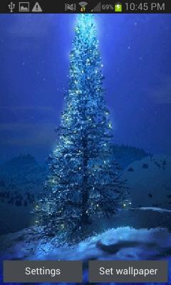 Christmas Night Tree