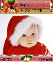 Lovely Christmas Theme for Nokia S60 Symbian