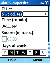 Chronos Alarm Clock