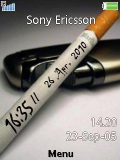 Cigarette  Clock