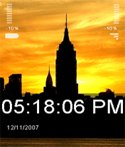 City In The Sun Theme Free Flash Lite Screensaver