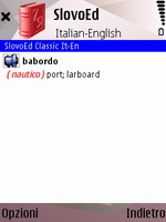 SlovoEd Classic English-Italian & Italian-English dictionary for S60