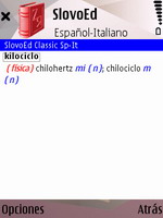 SlovoEd Classic Italian-Spanish & Spanish-Italian dictionary for S60