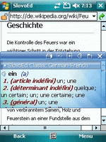 SlovoEd Classic French-German & German-French dictionary for Windows Mobile