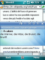 SlovoEd Classic German-Italian & Italian-German dictionary for Windows Mobile