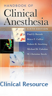 Handbook of Clinical Anesthesia (ClinAnes)