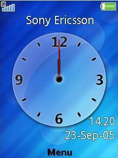 Clock Wth Flash Menu