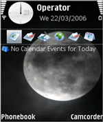 Cloudy Moonlight Nokia e90 Theme