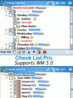 Check List Pro (PPC) WM 5.0