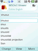 MSDict Collins English Dictionary Complete & Unabridged (Symbian UIQ 3)