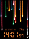 Color Rain Clock