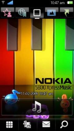 Colorful Nokia Piano