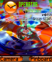 Colorful Water Drop