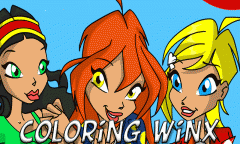 Coloring for Winx friend