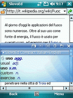 SlovoEd Compact English-Italian & Italian-English dictionary for Windows Mobile
