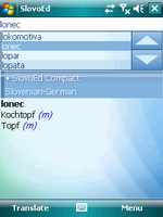 SlovoEd Compact German-Slovenian & Slovenian-German dictionary for Windows Mobile