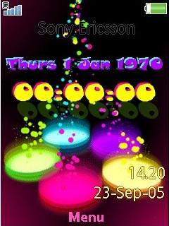 Confetti Clock
