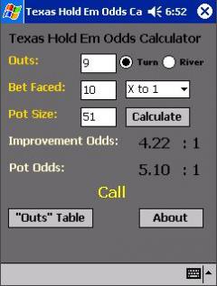 Texas Hold Em Odds Calculator
