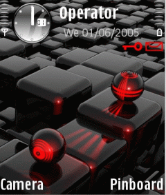 Red Cube,theme of s60 3rd phones