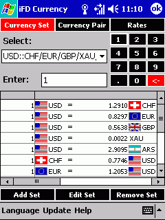 iFD Currency for PocketPC