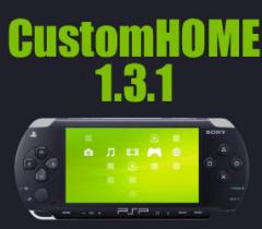 PSP Homebrew: CustomHome version 1.3.1