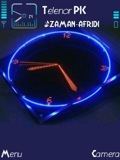 Cute Clock Blue