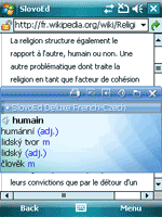 French Talking SlovoEd Deluxe Czech-French & French-Czech dictionary for Windows Mobile