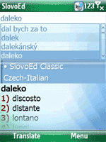 SlovoEd Classic Czech-Italian & Italian-Czech dictionary