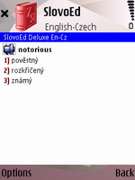 English Talking SlovoEd Deluxe Czech-English & English-Czech dictionary for S60