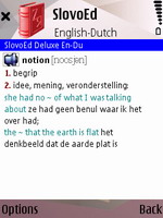 SlovoEd Classic Dutch-English & English-Dutch dictionary for S60