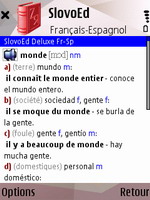 Talking SlovoEd Deluxe French-Spanish & Spanish-French dictionary for S60