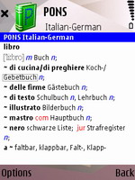 Italian Sound Module for PONS S60 3rd Edition dictionaries
