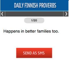 Daily Finnish Proverbs S40